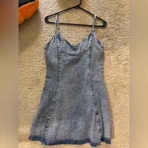 Missguided Blue Denim Women's Overalls